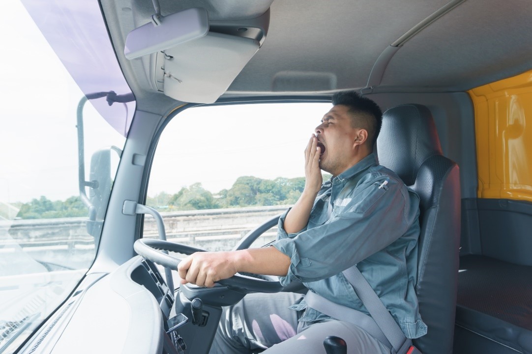 Tired Truck Driver
